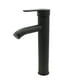 thumbnail image 1 of Llave Monomando Baño Lavabo Acero Inóx. Alfa 201 Negro Mate De 30 cm, 1 of 4
