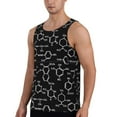thumbnail image 2 of Balery Chemistry Formulas 1 Pattern Men's Workout Tank Top Gym Muscle Tee Fitness Bodybuilding Sleeveless T Shirt Quick Dry Fit Muscle Tank Top Slim-Fit Tank-Small, 2 of 7