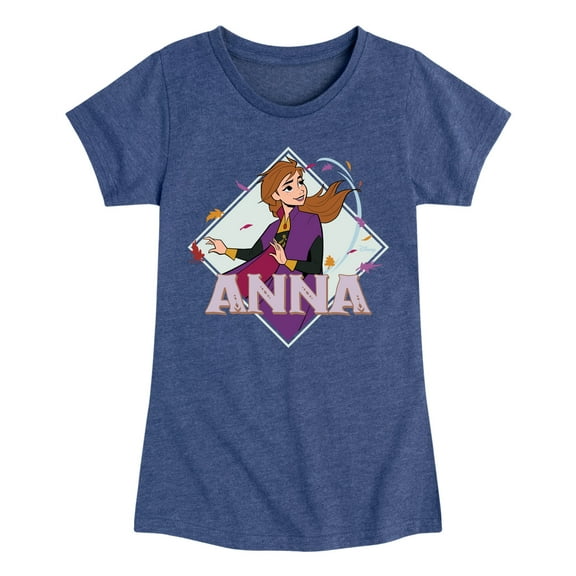 Frozen 2 - Anna Fitted Short Sleeve Graphic T-Shirt