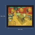 thumbnail image 2 of The Night Cafe in the Place Lamartine in Arles by Vincent Van Gogh, Framed Wall Art Print, Great Bar or Man Cave Decor, 11x14, 2447, 2 of 7