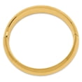 thumbnail image 2 of 14k Yellow Gold Bracelet Bangle Women's 17 mm 7 in 11/16 High Polished Hinged, 2 of 4