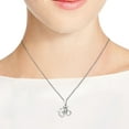 thumbnail image 6 of Mysterious Aum or Om Prayer Symbol .925 Sterling Silver Pendant Necklace, 6 of 6
