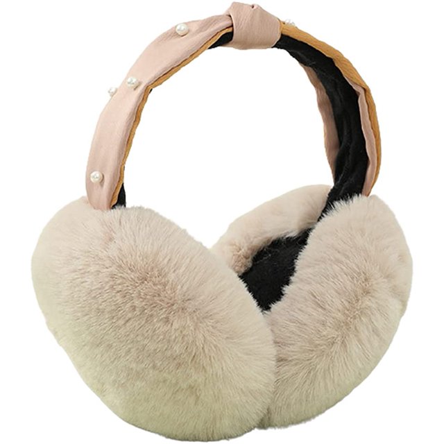 LinYooLi Cache-Oreilles Chauds en Fourrure pour Femmes Filles, Cache-Oreilles en Fausse Fourrure pour Usage Extérieur