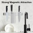 thumbnail image 7 of FHBVT Stainless Steel Magnetic Kitchen Shelf, Wall-Mounted Tool Rack for Knives, Utensils and Kitchen Accessories, Space-Saving Design for Easy Storage Convenient Kitchen Organization for Home Use, 7 of 7
