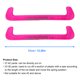 thumbnail image 3 of 1 par de protectores universales de plástico para patines sobre hielo, cubiertas ajustables (rosa roja), 3 of 3