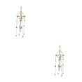 thumbnail image 2 of Advancent Crystal Suncatcher Colgante Rainbow Maker con marco de metal Decoración Wind Chime Adornos Ventana Interior Árbol de Navidad Tipo 1 2Conjunto, 2 of 6