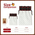 thumbnail image 3 of Rocae Travel Around The World Airplane Print Christmas Drawstring Linen Gift Bag with Drawstrings Treat Bag Goody Present Bags for Christmas Party Favor, 3 of 8