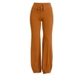 thumbnail image 4 of Tqcoqu Yoga Pants for Women Drawstring Elastic High Waisted Loose Fit Wide Leg Pants Workout with Bandage Pant,Orange,Women's S-XXL, 4 of 8