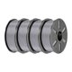 thumbnail image 4 of 4 filamentos profesionales de alto rendimiento para impresoras 3D, universales, de 1,75 mm. Plata, 4 of 9