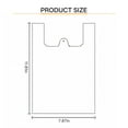 thumbnail image 2 of QJUHUNG 100Pcs Plastic Bags with Handles Plastic Bag Packaging Bags Food Packaging Bags Trash Bags 20*30, 2 of 7