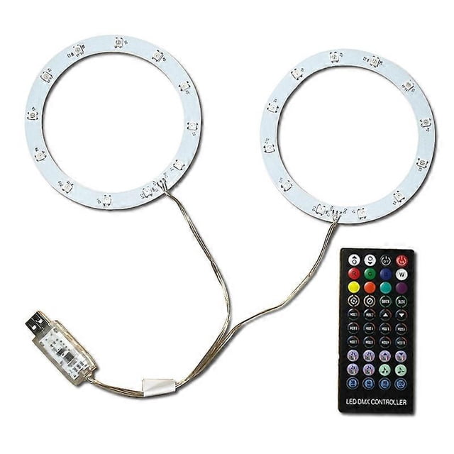 q5j KLFP003 Pickup Function LED Strip Lights for PS5 Game Console H6H RGB Strip Light with Remote Co