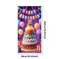 thumbnail image 3 of Colorful Balloon Birthday Party Decor Cake Banner Celebration Decoration for Kids Event Indoor Celebration, 3 of 8