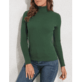 thumbnail image 4 of PrettyGuide Women's Ribbed Turtleneck Long Sleeve Sweater, 4 of 7