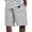 AB02-Light Gray, variant on VV AVEORS Plus Size Men'S Relaxed Fit Cargo Shorts Casual Elastic Waist Summer Solid Color Shorts With Back Patch Pocket Dark Gray 5XL