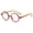 C5, variant on Bamboo Wood Full Frame Reading Glasses with Anti-Fog, Anti-Blue Light Resin Lenses for Round Faces