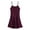 Purple, variant on XBASW Women's Silk Nightgowns Slip Sleepwear V Neck Nightshirt Stain Nightwear Summer Pajamas Dress for Womens