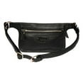 thumbnail image 3 of Vicenzo Leather  Arlette Leather Waist Bag / Belt Bag Brown, 3 of 5