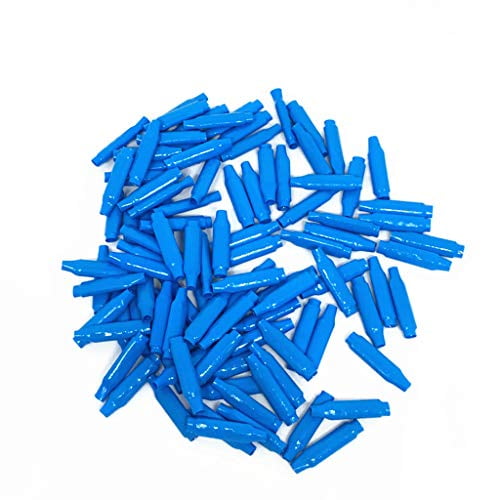 100 Pcs Connecteurs B Bleus en Silicone Remplis Fil B Humide Gel Alarme Fil Raccourci Type Haricot pour Basse Tension
