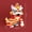 P1181(1359PCS), variant on Chinese Style Lion Dance Micro Building Blocks Kids DIY Toys New Year Spring Festival Gifts Creative Desktop Decorations
