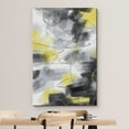 thumbnail image 3 of wall26 Canvas Print Wall Art Gray, Yellow &amp; Black Watercolor Paint Strokes Abstract Shapes Illustrations Modern Art Decorative Elements Colorful Multicolor for Living Room, Bedroom, Office - 24&q, 3 of 5