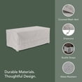 thumbnail image 4 of Covermates Outdoor Ottoman Cover - 40"W x 28"L x 22"H, 600D Polyester, Rip-Resistant, 4 of 7