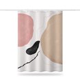 thumbnail image 1 of Jinsinto Shower Curtain Waterproof Abstract Morandi Curtain 120X180CM, 1 of 5