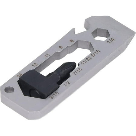 Pocket Tool Multitool Ruler Wrench Nailer Bottle Opener for Indoor Multitool