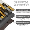 thumbnail image 5 of Marble Kitchen Rugs Sets of 2, Gold Black Non Slip Washable Kitchen Mats Cushioned Anti Fatigue, Comfort Floor Standing Mats for Kitchen Home Sink Office Laundry, 18'''' x 30''''+18'''' x 48'''', 5 of 6