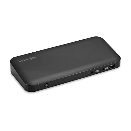 Open Box KENSINGTON SD4840P TRIPLE 4K DISPLAY USB-C DRIVERLESS DOCKING STATION - BLACK