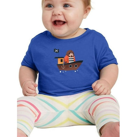 

Cute Walrus Pirate In Ship T-Shirt Infant -Image by Shutterstock 6 Months