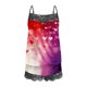 thumbnail image 5 of Puntoco Conjuntos de pijama cómodos para mujer, camisetas sin mangas con tirantes de encaje sexys para el día de San Valentín, conjunto de pijama informal con pantalones cortos empalmados, 5 of 5