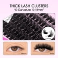 thumbnail image 2 of Kit de extensiones de pestañas SOFENIDA, volumen 3D, gruesas, 10-18 mm, 2 of 7