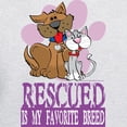 thumbnail image 3 of CafePress - Rescued Is My Favorite Breed Hooded Sweatshirt - Pullover Hoodie, Hooded Sweatshirt, 3 of 4