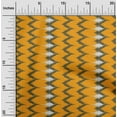 thumbnail image 1 of oneOone Organic Cotton Voile Fabric Chevron Ikat Decor Fabric Printed BTY 42 Inch Wide, 1 of 4
