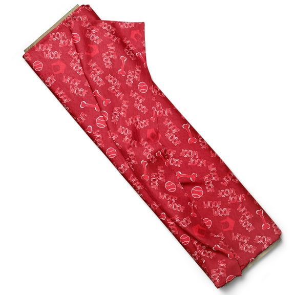 Mainstays 44" Width Cotton Flannel Woof Toss Red Fabric 8 Yard Bolt