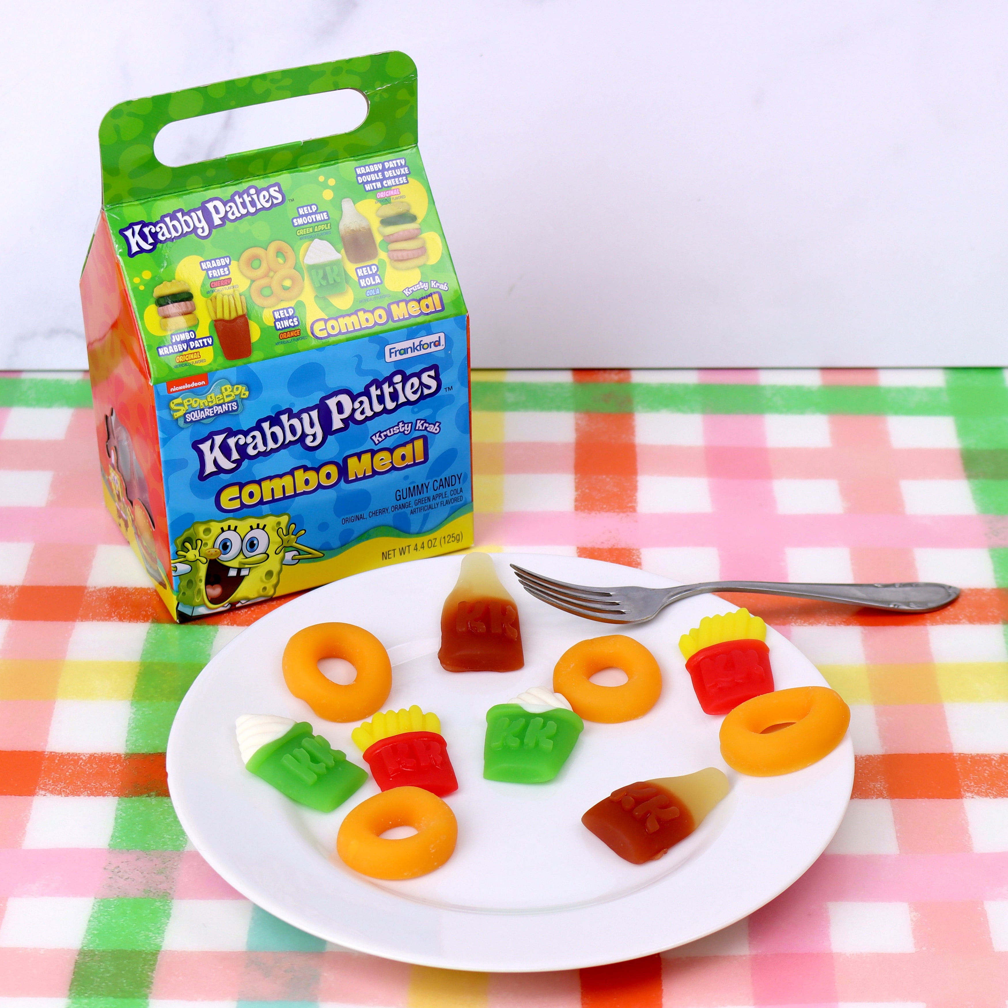 Krabby Patties Krusty Krab Gummy Candy Combo Meal by Frankford