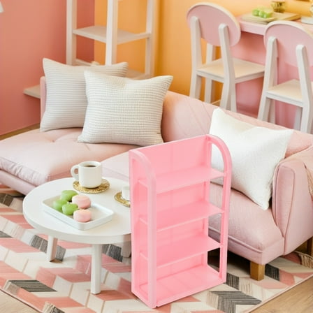 OFFIGAM Plastic Dollhouse Furniture Set 6 Pieces Realistic Miniature Decoration Accessories