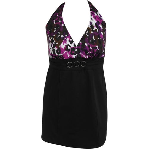 Contour by Tessuto - Women's Plus-Size Slimming Swimdress One-Piece Swimsuit