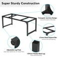 thumbnail image 6 of Tribesigns 70.8”Executive Desk, Large Office Computer Desk with Thicken Frame, Modern Simple Workstation Business Furniture for Home Office, White/Black, 6 of 7