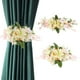 thumbnail image 1 of Alzapaños decorativos para cortinas con forma de corona | Decoración elegante para sala y comedor | Fácil instalación y materiales duraderos, 1 of 6