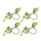thumbnail image 3 of Anillos para servilletas de mesa de hotel, 4 anillos para servilletas, anillos para servilletas de flores simples, hebilla para servilletas, diseño exquisito, 3 of 8