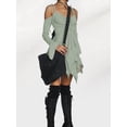 thumbnail image 4 of Osfvolr Women'S Halloween Costumes Off-Shoulder Butterfly Fairy Cosplay Party Handkerchief Flowy Midi Dress Mint Green XL, 4 of 7