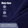 thumbnail image 5 of Lavish Cover Ultra Soft Waterproof Fitted Sheet, Washable Mattress Cover for Home, Hotel(King, Dark Blue), 5 of 9