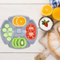 thumbnail image 4 of unbranded De Plástico Azul Para Snacks Con Compartimentos Para Y Dulces En Casa, 4 of 6
