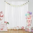 thumbnail image 4 of XmhyTop-A Glitter Curtains 2 Pieces 60X240cm - Sparkling Backdrop Curtains for Parties,Fiestas Decorar- White, 4 of 6