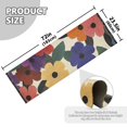 thumbnail image 5 of Yayeee Runner Rug for Bedroom 2'x6' Machine Washable Hallway Non Slip Mat, Large Colorful Flowers Pattern, 5 of 8
