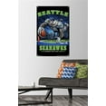 thumbnail image 3 of NFL Seattle Seahawks - End Zone 17 Wall Poster with Push Pins, 22.37" x 34", 3 of 3