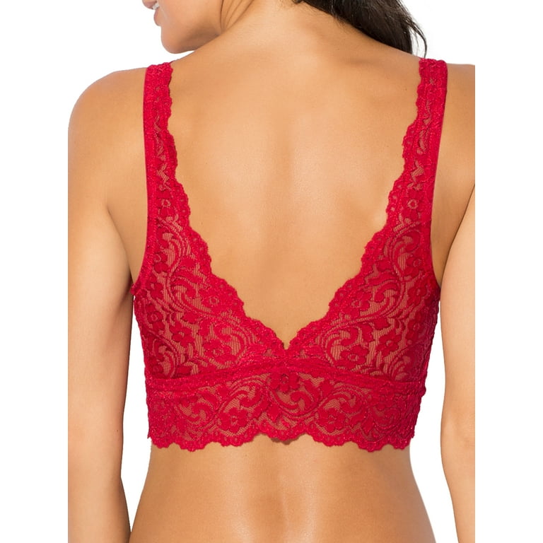 Buy Only Hearts So Fine Lace Tank Bralette In Guava - Red At 39% Off