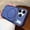 Blue, variant on Magnetic Silicone Phone Case Compatible with iPhone 17 Pro Max, Shockproof Protective Cover with Camera Lens Guard, Soft Touch Color Block Design, Wireless Charging Compatible