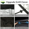 thumbnail image 4 of GZJCKJY BBQ Grill Cover Rip Proof Weather & Fits Grills of Garden Supplies, 4 of 8
